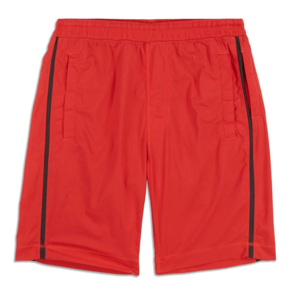 Boys Red Athletic Shorts